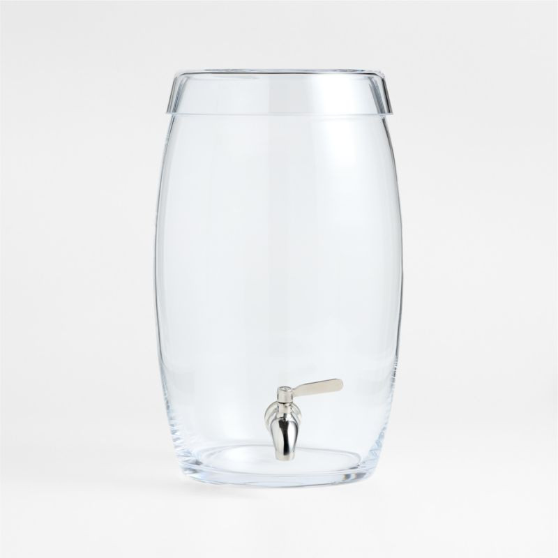 Marin Oregon Glass Drink Dispenser + Reviews | Crate & Barrel | Crate & Barrel