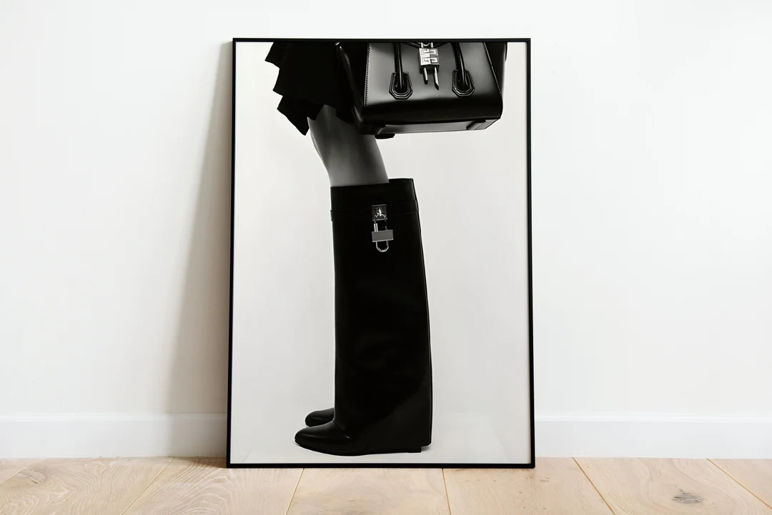 Fashion Wall Art Prints, Black and White Fashion Photography, High Heels Print, Bedroom Wall Deco... | Etsy (US)
