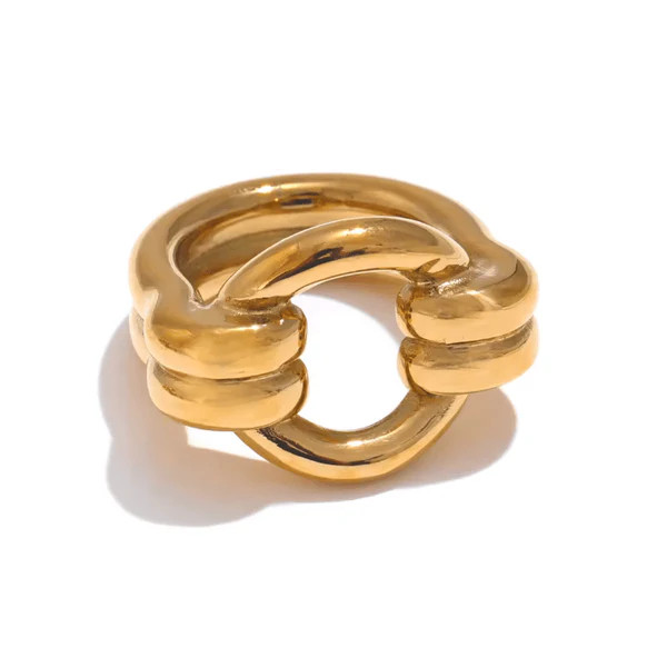 KNOT O RING - GOLD | Fallon Jewelry