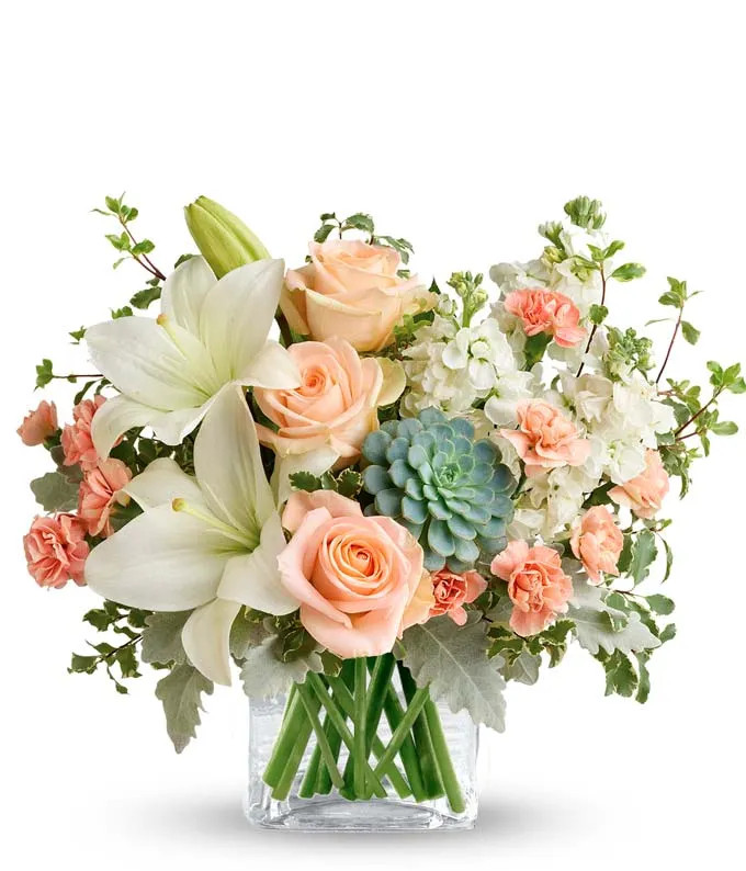 Southern Peach Bouquet | From You Flowers