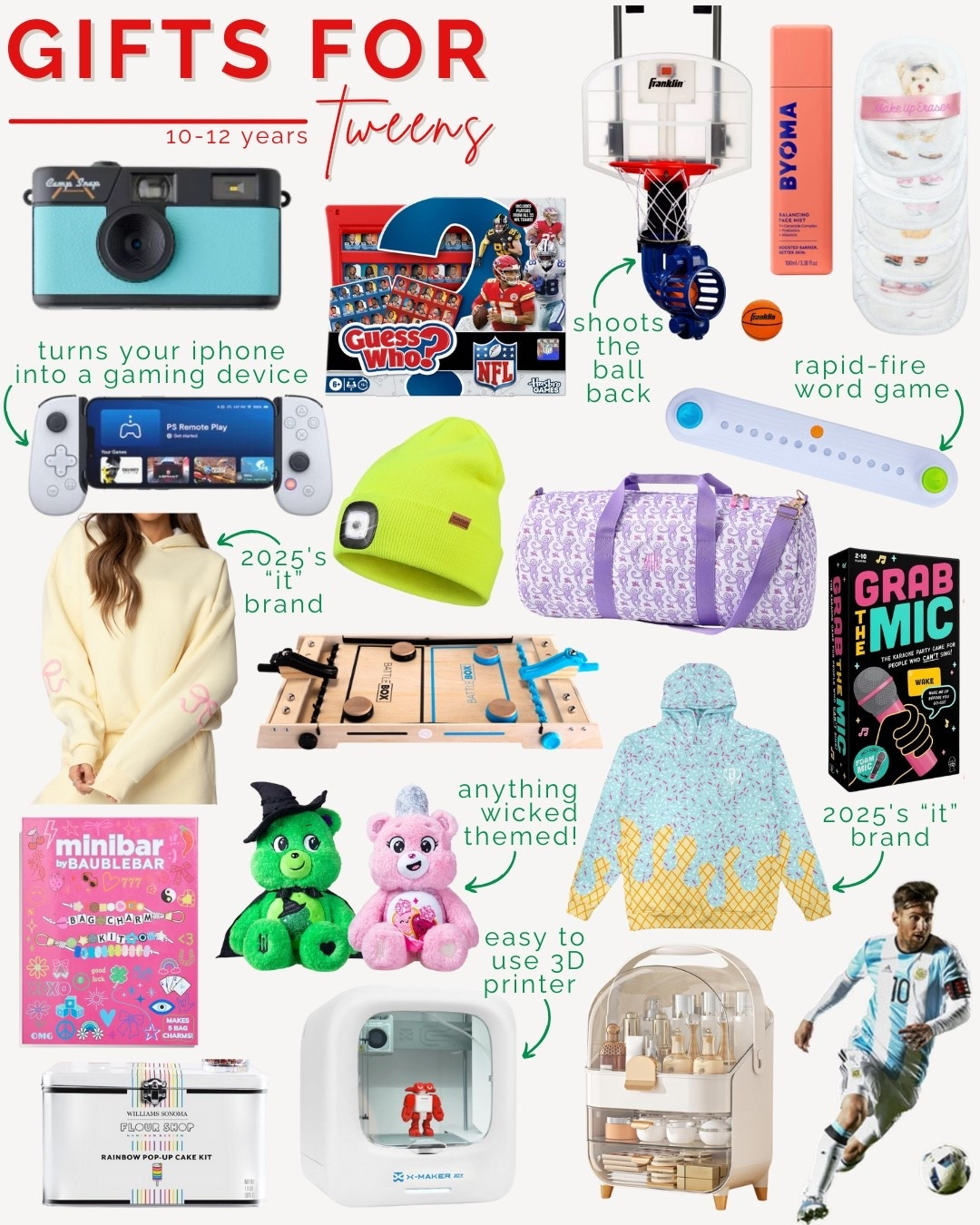 we scroll the internet so you don’t have to! shop the best recs for tweens all from our follower friends to yours! 

👯‍♀️ mff gift guides are truly the best on the internet because we crowdsource recommendations from like-minded followers + share all of the ideas with you! at my friend’s friend, everyone is an influencer!

holiday // christmas // hanukkah // toys // gifting // gift ideas // games // play // shopping // kids // gifts for kids // gift guide // big kids // tweens // teens


#LTKKids #LTKGiftGuide #LTKHoliday