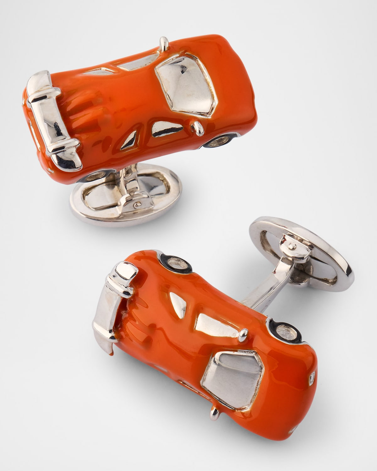 Men & apos;s Sterling Silver Race Car Cufflinks | Neiman Marcus