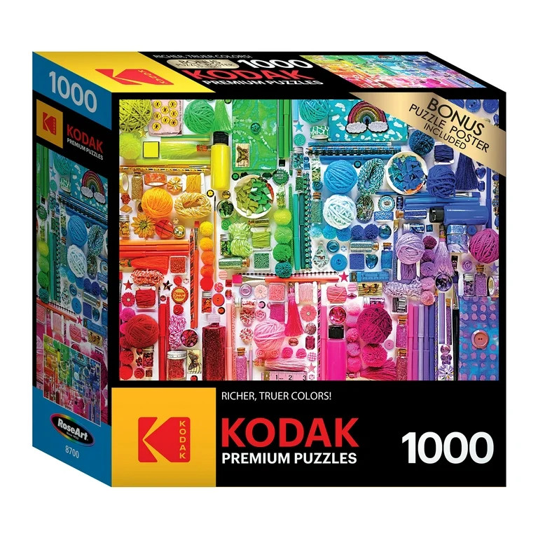 Cra-Z-Art Kodak 1000-Piece Instant Rainbow Jigsaw Puzzle | Walmart (US)