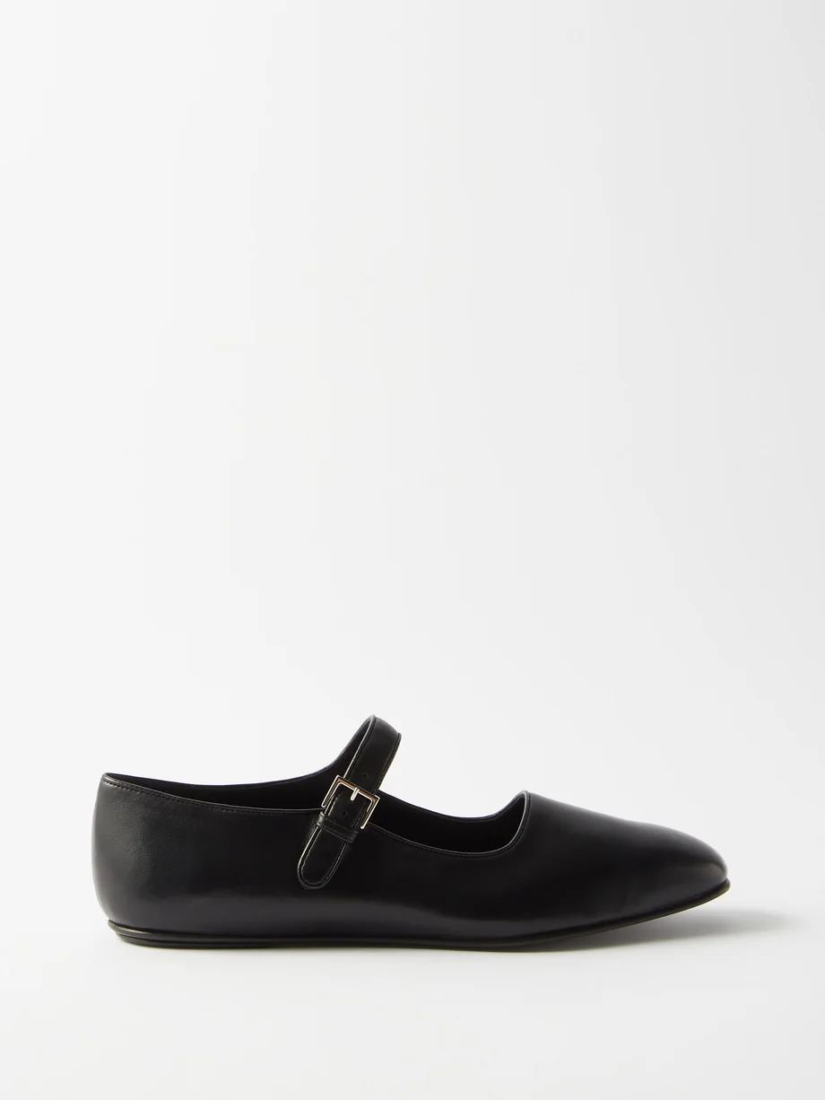 Ava leather Mary Jane flats | The Row | Matches (US)
