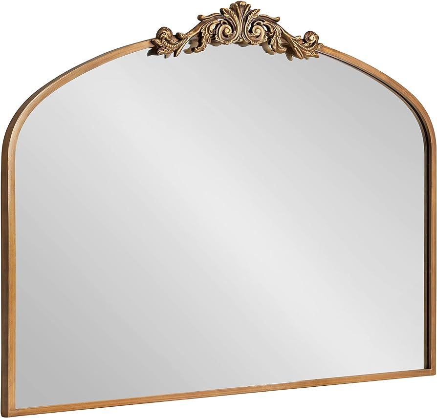 Kate and Laurel Arendahl Ornate Traditional Arch Mirror, 36 x 29, Gold, Decorative Baroque Style ... | Amazon (US)