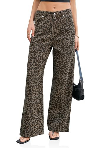 Cicy Bell Womens Wide Leg Baggy Jeans High Waisted Boyfriend Loose Denim Pants with Pockets | Amazon (US)