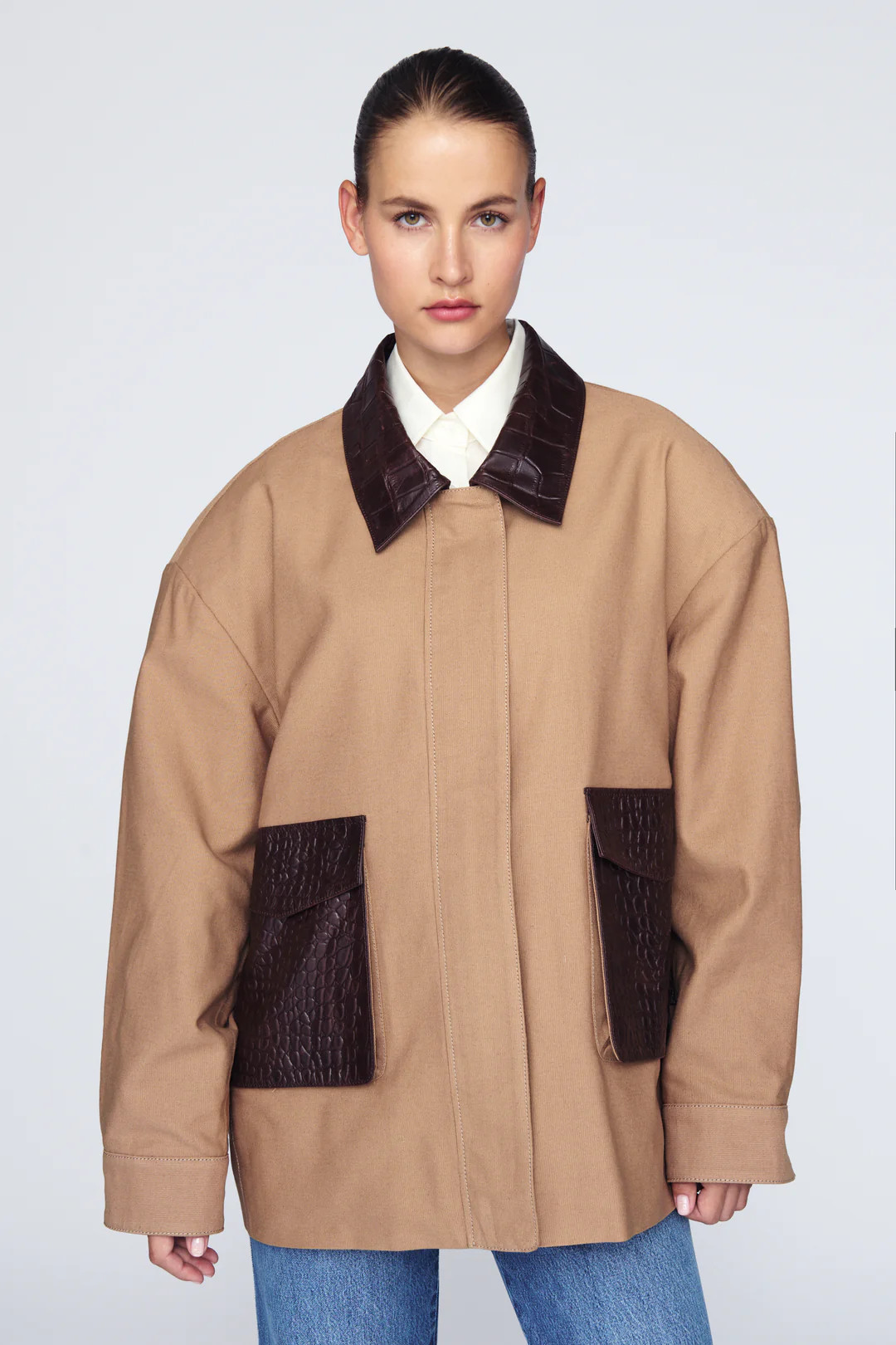 Magda Canvas Jacket | DUCIE