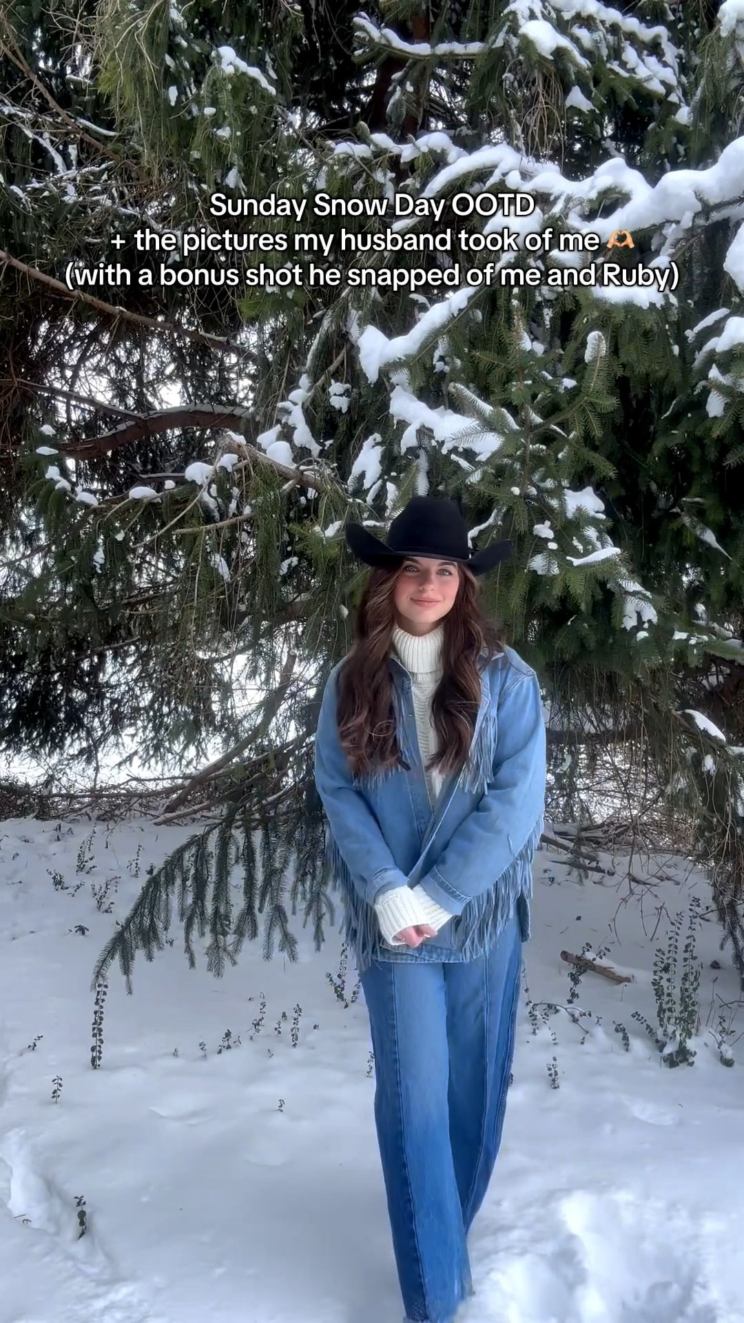 Snow day western ootd 🤍🛷🫶🏼🐴 after church ootd from church to the barn

#LTKdayinmylife #LTKmomlife #LTKValentine