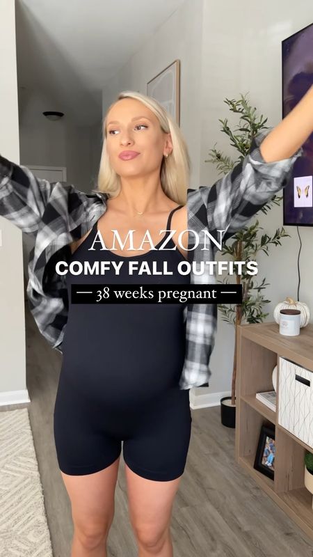 Amazon bump friendly fall outfits under $30 // IG reel // third trimester outfits 

#LTKstyletip #LTKfindsunder50 #LTKbump