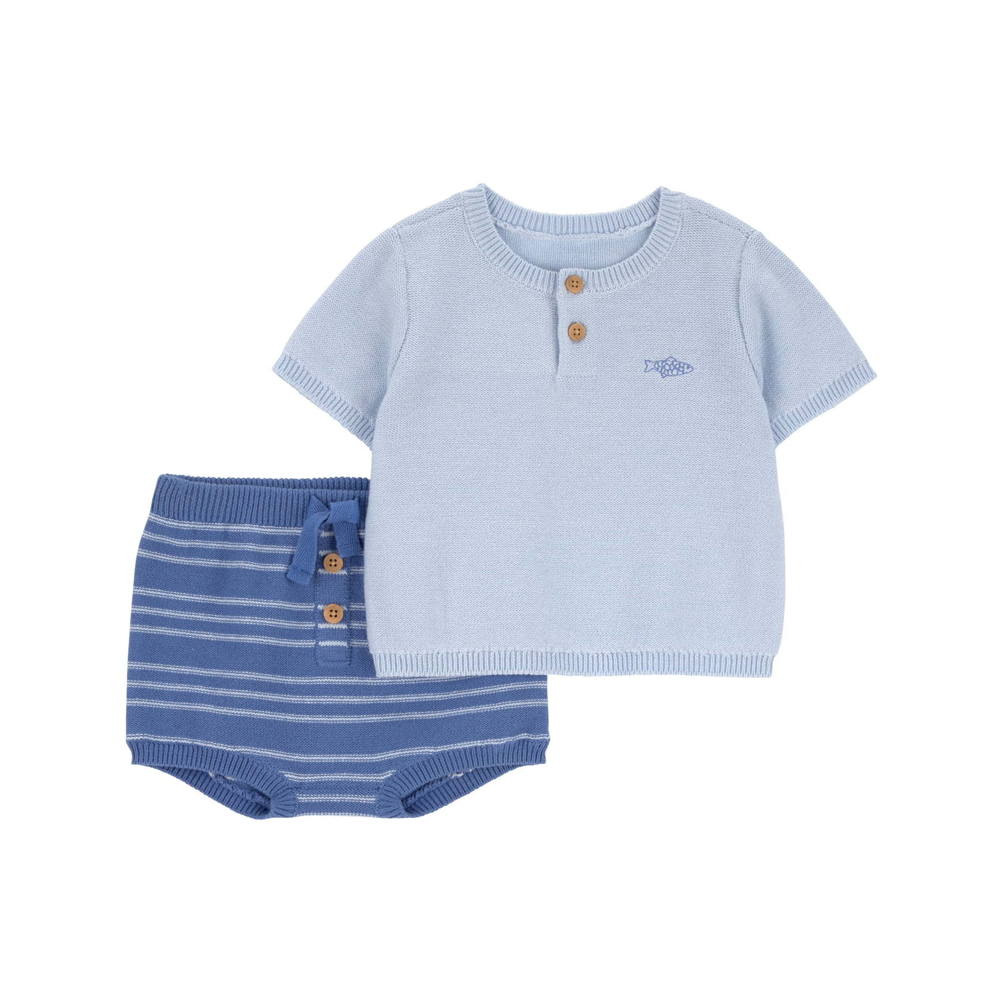 Carter's Child of Mine Baby Boy Outfit Set, 2-Piece, Sizes 0/3-24 Months | Walmart (US)