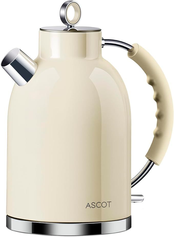 ASCOT Electric Kettle, Stainless Steel Electric Tea Kettle Gifts for Men/Women/Family 1.6L 1500W ... | Amazon (US)