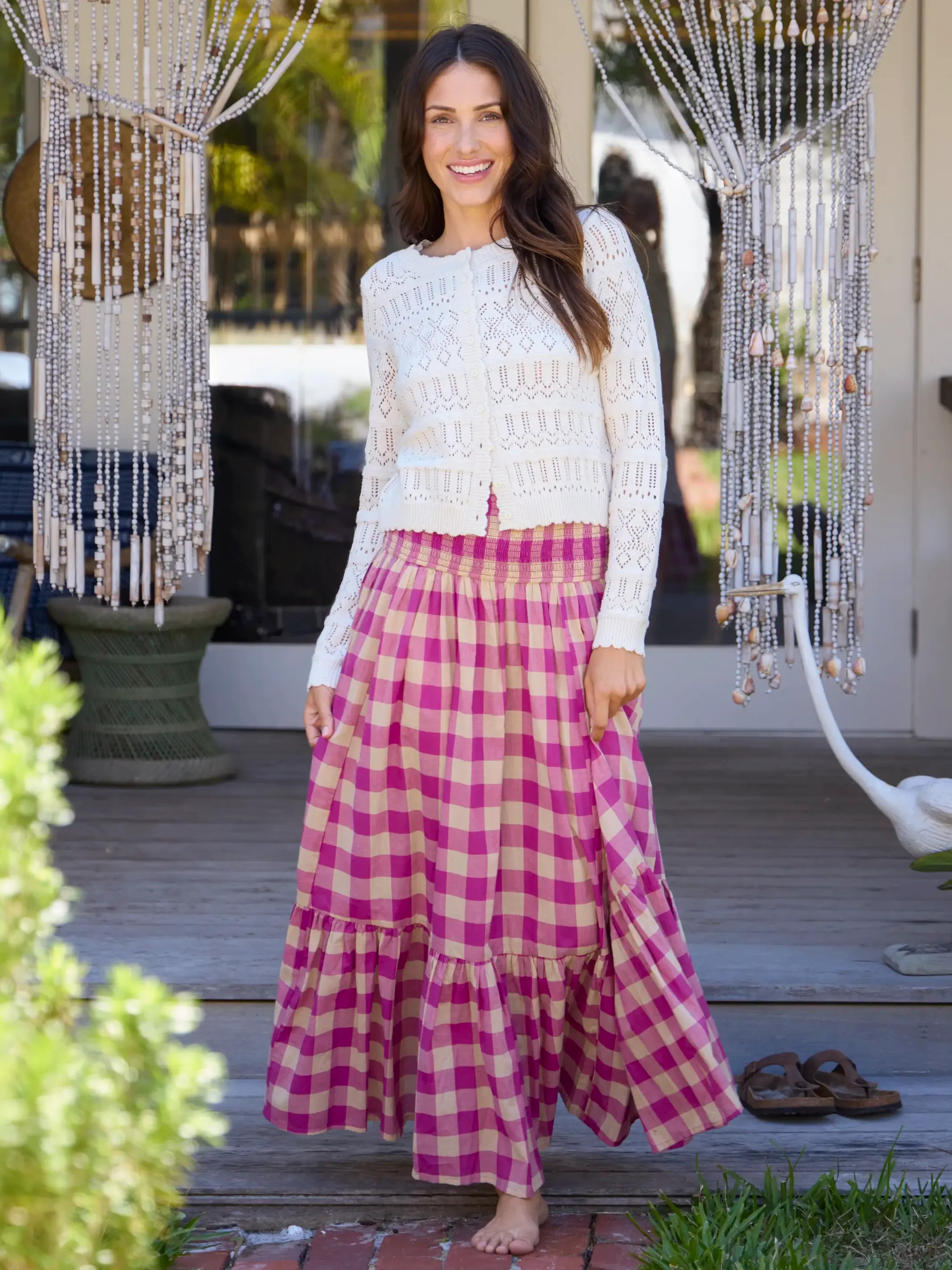 Flora Convertible Cotton Maxi Skirt | Natural Life