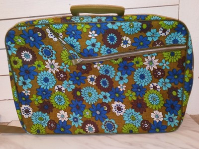 Vintage 60's Flower Power Soft Shell Suitcase Travel Case Child Groovy | eBay US