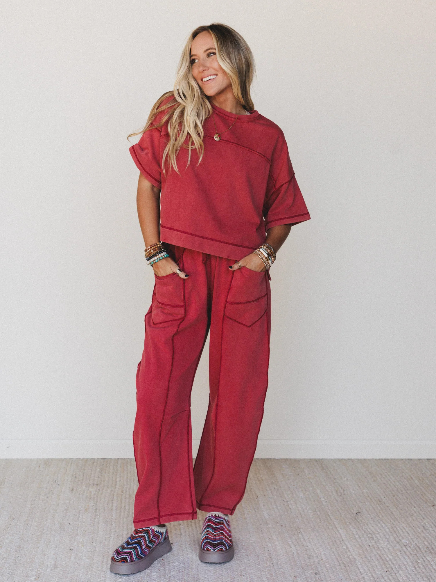 Coastal Halo Set - Red | Three Bird Nest