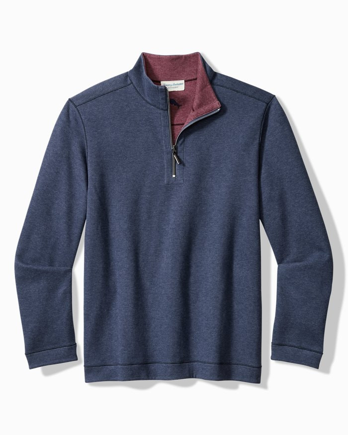 Big & Tall Flipview Reversible Half-Zip Sweatshirt | Tommy Bahama