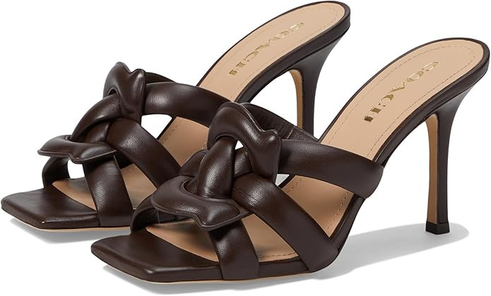 Coach Women's Kellie Leather Sandal | Amazon (US)