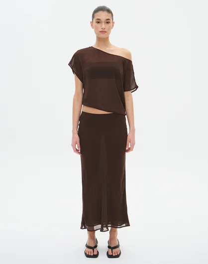 Chiffon Midi Skirt | Glassons (Australia)