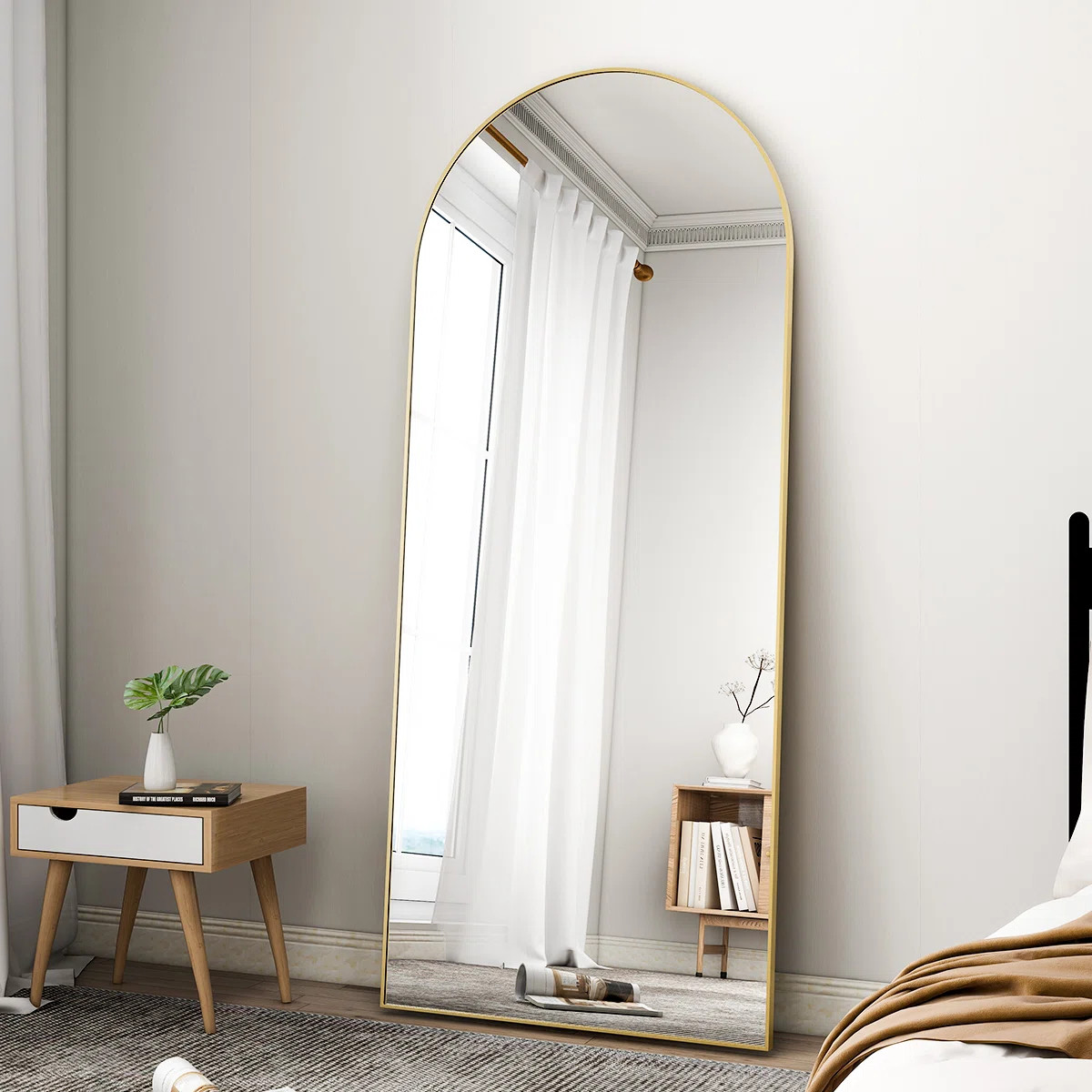 Latitude Run® Aluminum Mirror & Reviews | Wayfair | Wayfair North America