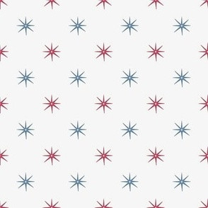 custom red AND blue STARS Wallpaper bydanika_herrick | Spoonflower