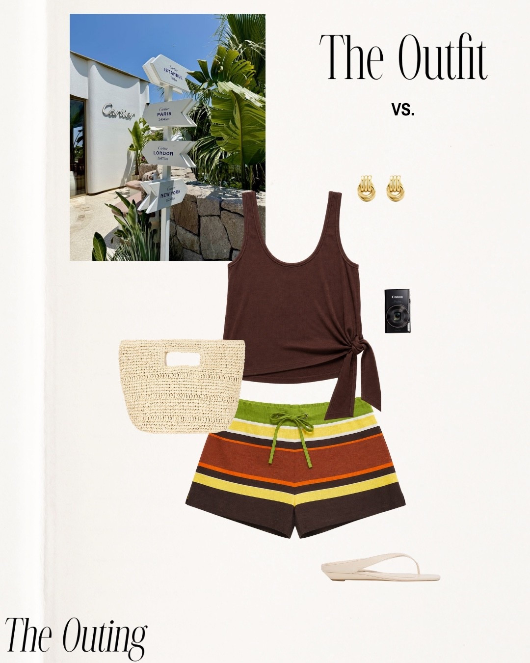Outfit vs outting — vacation edition!!🤎

Revolve, travel finds, travel outfit inspo, beach day, Hawaii, Mexico, Europe, Amazon accessories, summer finds, brown, earrings, neutrals