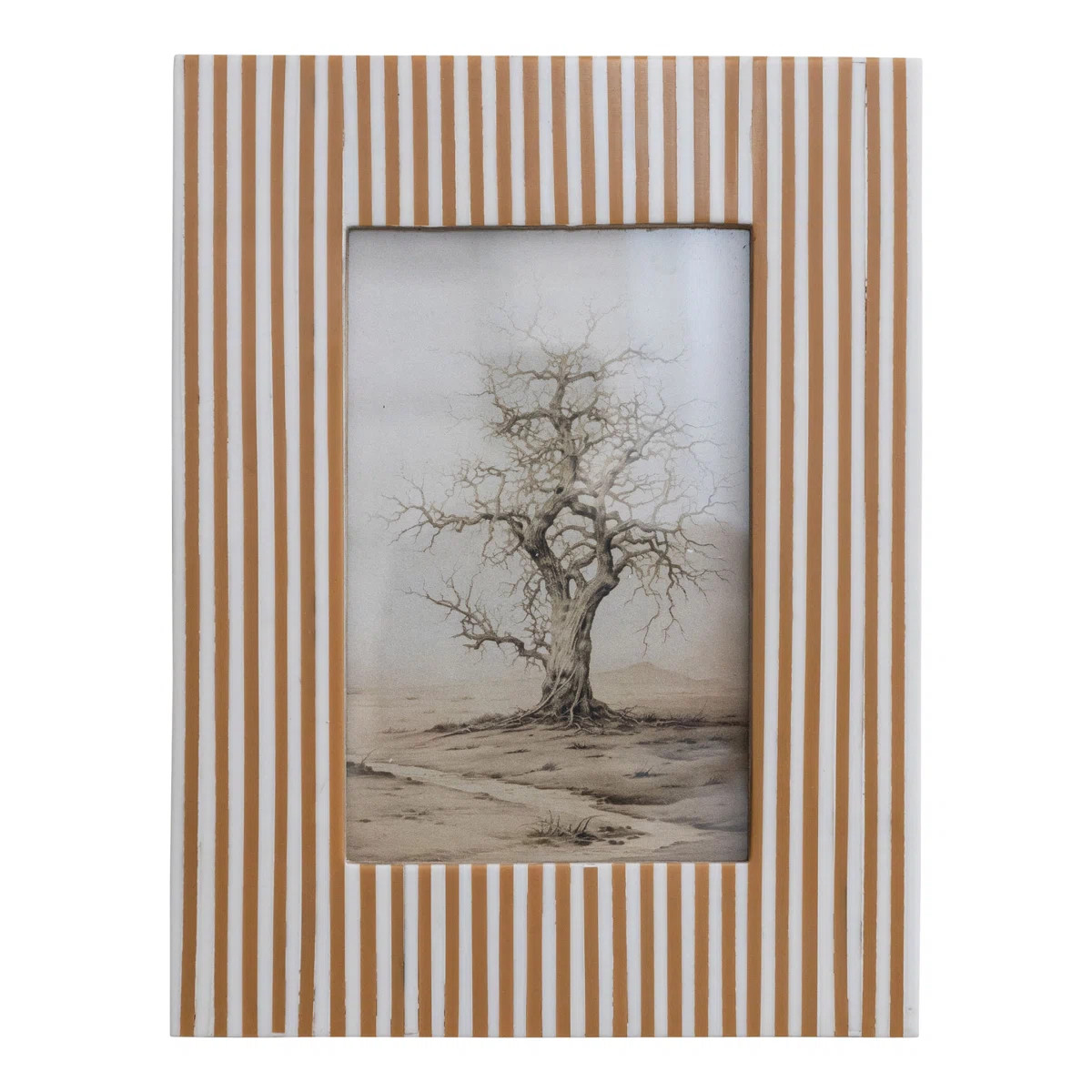 Resin Striped Photo Frame | Wayfair North America