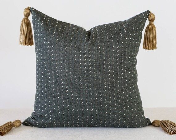 Olive Green Textured Pillow, Green Pillow Cover, Boho Pillow Cover, Throw Pillow Covers, Large Pi... | Etsy (CAD)