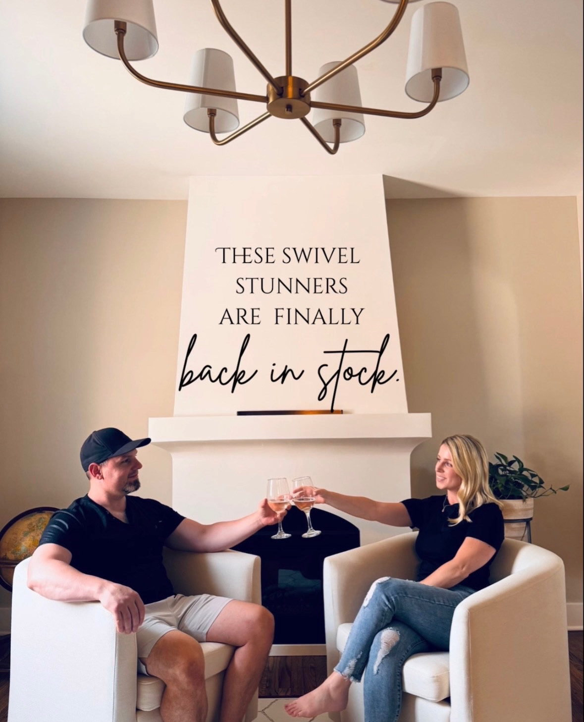 This room was honestly one of the hardest spaces in our house to figure out.
It was awkward, we mostly just walked through it, and no seating ever felt quite right.

Then these chairs happened.

They’re compact but still comfortable, they swivel (which matters more than you think), and somehow made four chairs feel effortless instead of crowded. Suddenly this room went from “what do we do with this space?” to our most used spot in the house.

Game nights.
Cozy wine nights by the fire.
Drinks with friends that don’t involve dragging chairs around.

Best part…They’re finally back in stock and on Sale. 

space saving chairs | swivel chairs | small sitting room | cozy seating | living room chairs | conversation seating | target home finds | neutral home decor | functional furniture | real life living

#smallsittingroom
#spacesavingfurniture
#targethome
#cozyhomes
#livingroominspo

#LTKSaleAlert #LTKHome