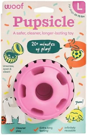 WOOF Party Pupsicle - Long-Lasting Interactive Dog Toys for Boredom - Low-Mess Design - Birthday ... | Amazon (US)