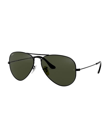 Teardrop Aviator Sunglasses, Gold | Neiman Marcus