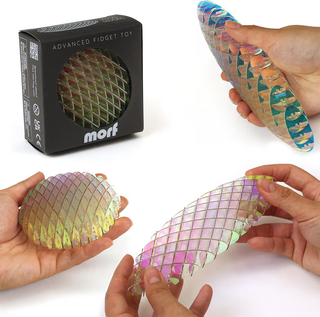 Morf Fidget Worm Toy - Flexible 3D Sensory Slug Figgy Toy for Kids, Teens, and Adults – Stretch... | Amazon (US)