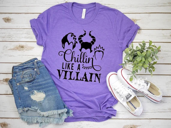 Disney Villains Shirt Chillin Like a Villain Shirt | Etsy | Etsy (US)