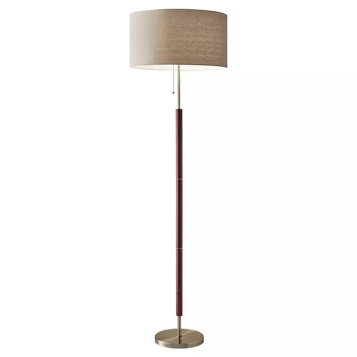 65.5" Hamilton Floor Lamp Brown - Adesso | Target
