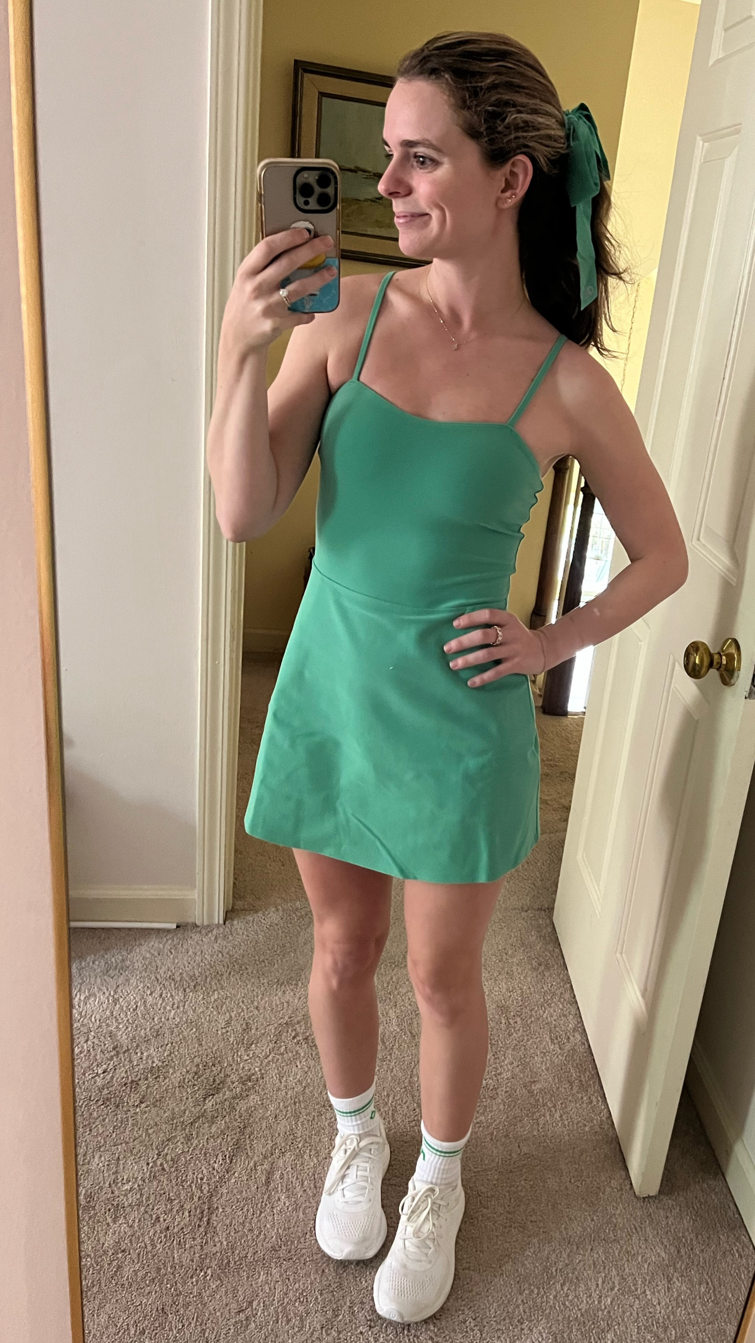 Get the hype about Kelly green now. Obsessed with the Alo Tennis Dress! 😍💚

#LTKSeasonal #LTKstyletip