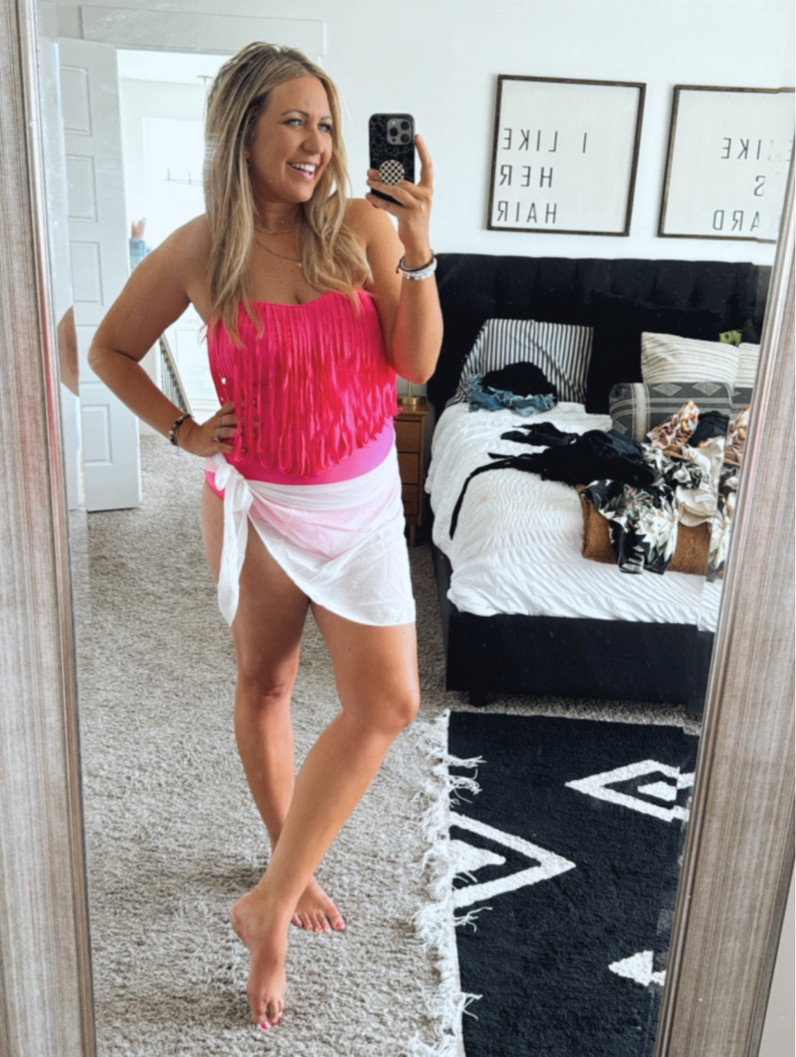 Barbie swimsuit from RAD swim with the best 🔥 killer deal sarong from Amazon! 

#LTKmidsize #LTKswim #LTKtravel