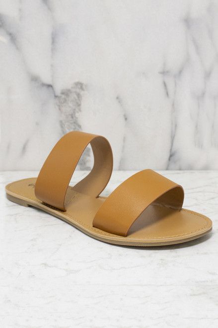 The Helena Sandals Brown | The Pink Lily Boutique