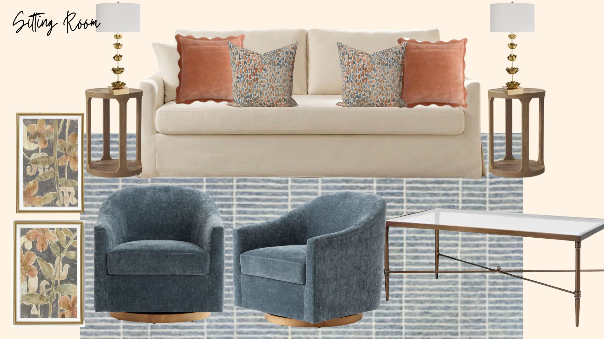 Bring color into your home with this lively living room design.

Shop these affordable item to create a curated look! 

 #LTKHome