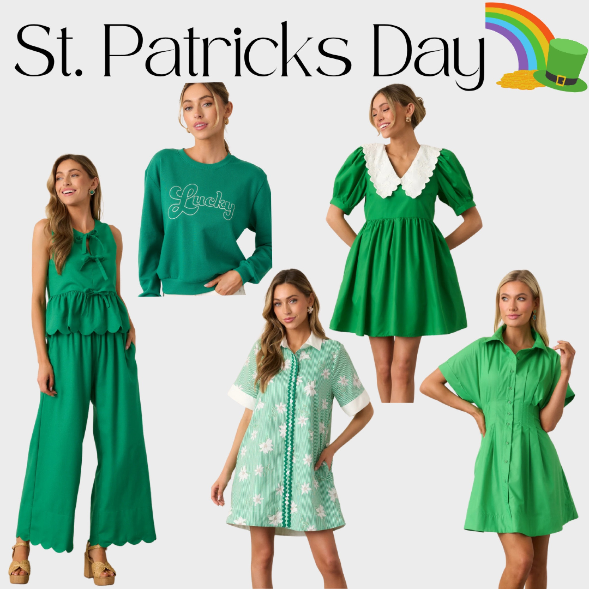 St. Patrick’s Day Red Dress edition

#LTKFindsUnder100 #LTKSaleAlert #LTKStyleTip