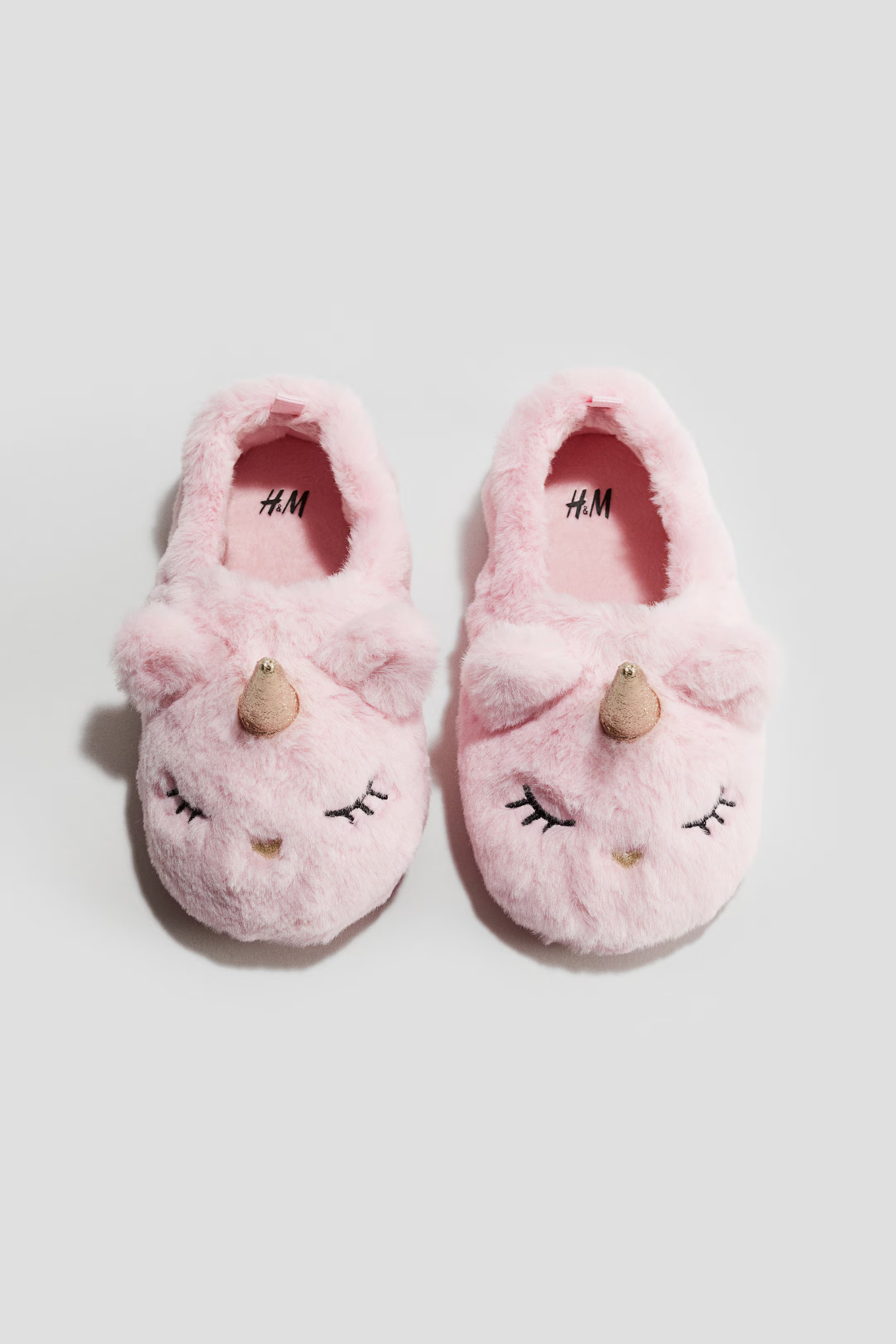 Soft Appliquéd Slippers | H&M (US + CA)