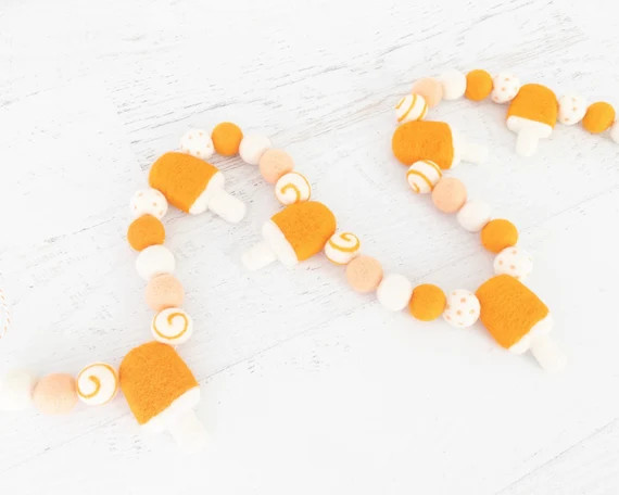 CREAMSICLE Felt Ball Garland – Popsicle Garland, Felt Popsicles, Summer Garland, Summertime, Po... | Etsy (US)