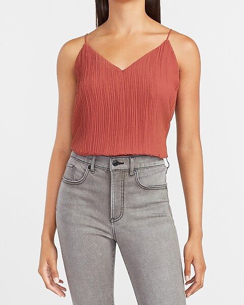 Pleated Downtown Cami | Express