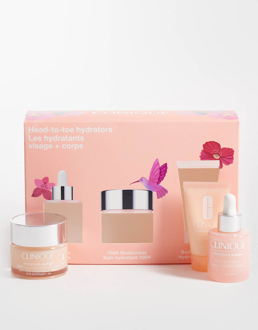 Clinique Moisture Surge Head-To-Toe Hydrators Skincare Gift Set - 40% Saving-No colour | ASOS (Global)