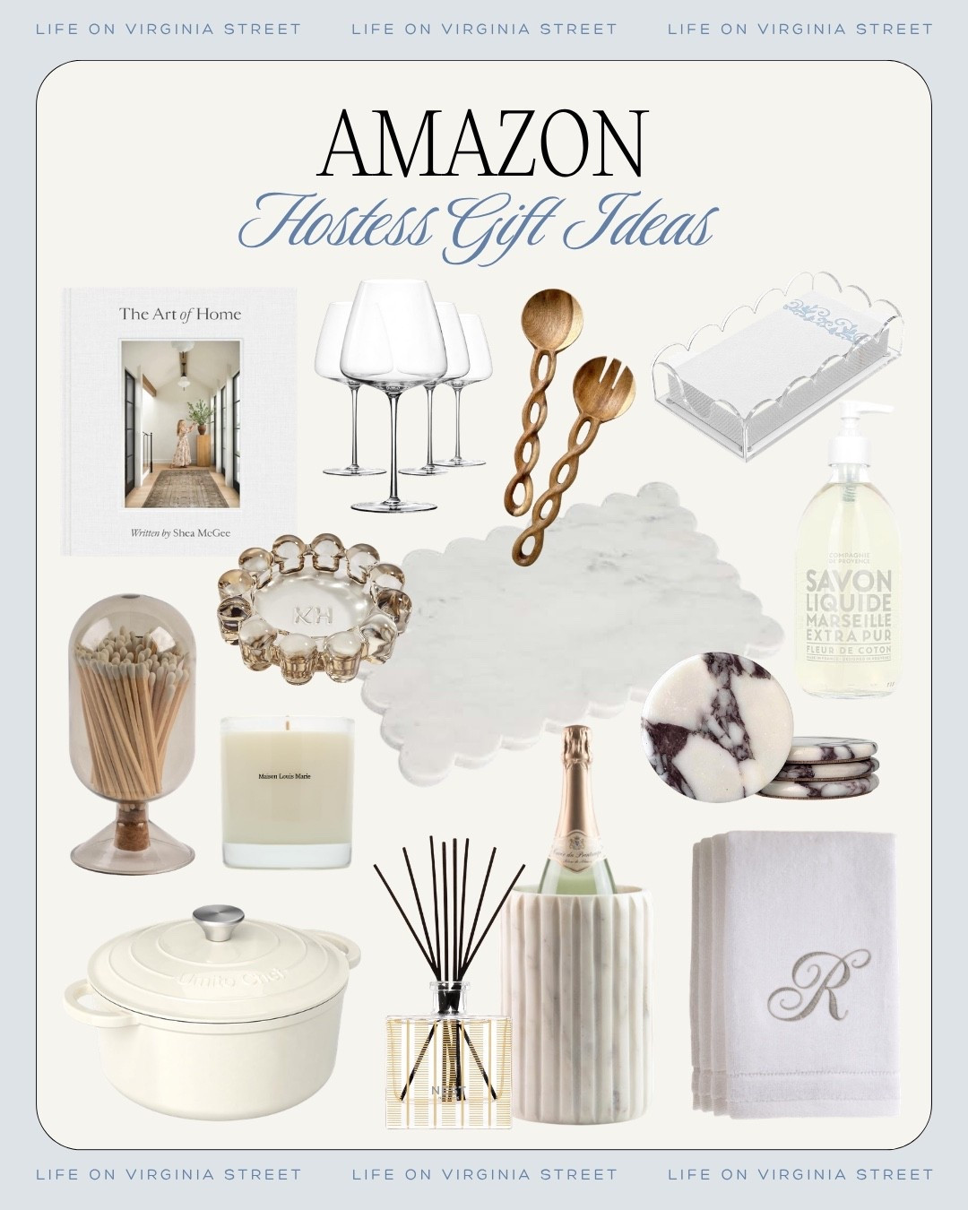 Amazon hostess gift ideas! 🙌🏼

Amazon hostess gift guide, Amazon hostess gifts, Amazon host gifts, Amazon gift ideas, hostess gift ideas, best hostess gifts, gifts for hostess, gifts for hosts, dinner party hostess gifts, holiday hostess gifts, Thanksgiving hostess gifts, Christmas hostess gifts, housewarming gifts, gifts for home lovers, gifts for entertainers, entertaining gifts, kitchen gifts, charcuterie board, serving board, cutting board, serving tray, serving platter, cocktail napkins, linen napkins, wine glasses, cocktail glasses, wine opener, wine stopper, wine chiller, cheese knives, olive oil gift set, gourmet food gifts, candle, candle warmer, kitchen towels, cookbook, coffee gifts, tea gifts, cozy throw blanket, gifts under $25, gifts under $50, affordable hostess gifts, last minute hostess gifts, Amazon Prime gifts

#LTKHome #LTKSeasonal