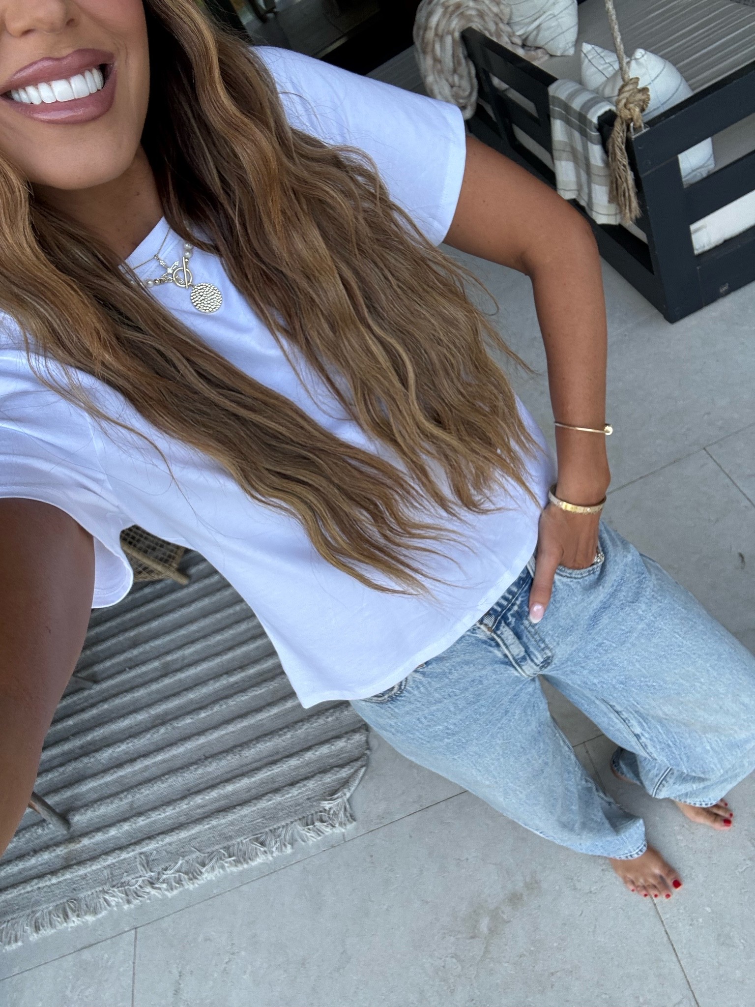 Size small tee and $26 denim

#LTKdayinmylife #LTKgrwm