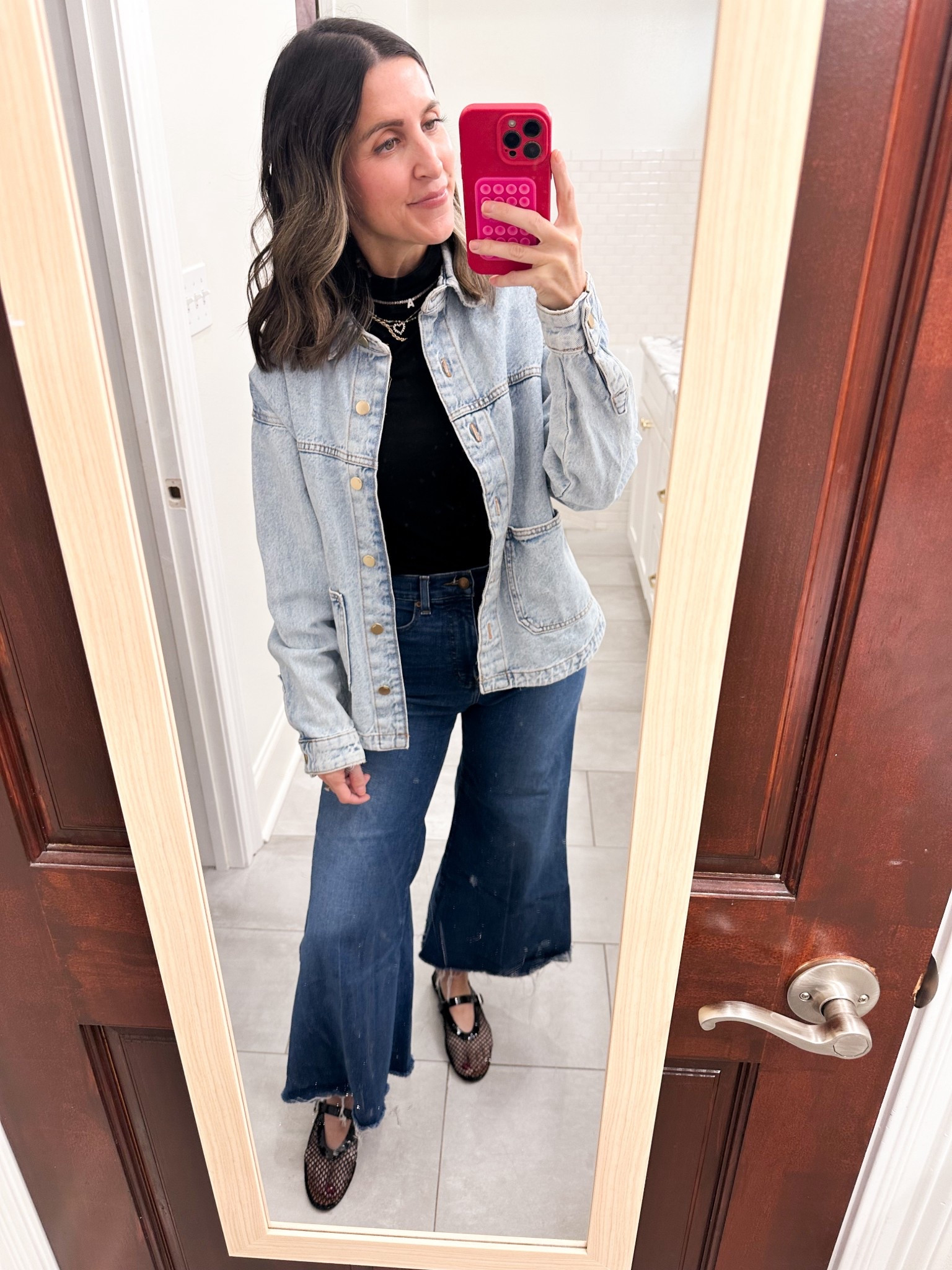 Jacket is Zara (I can’t link, but currently on their website). 

Lovvvve these flats! Fit TTS  

#LTKFindsUnder100 #LTKmomlife #LTKOver40