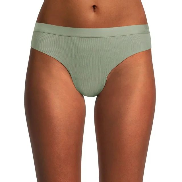 No Boundaries Micro Ribbed Bikini Panty, Sizes XS-XXXL | Walmart (US)