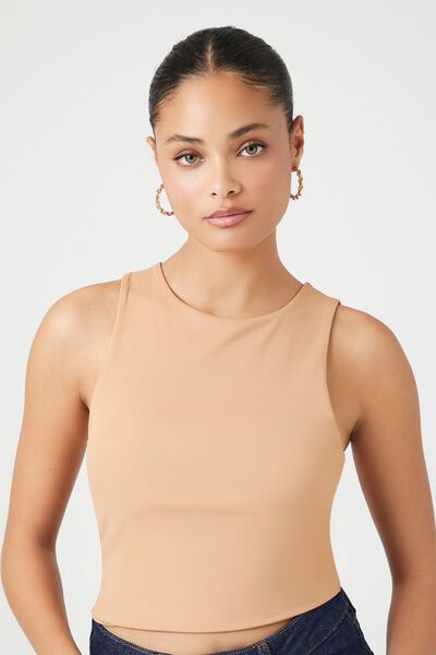 Sculpt Shape Cropped Tank Top | Forever 21