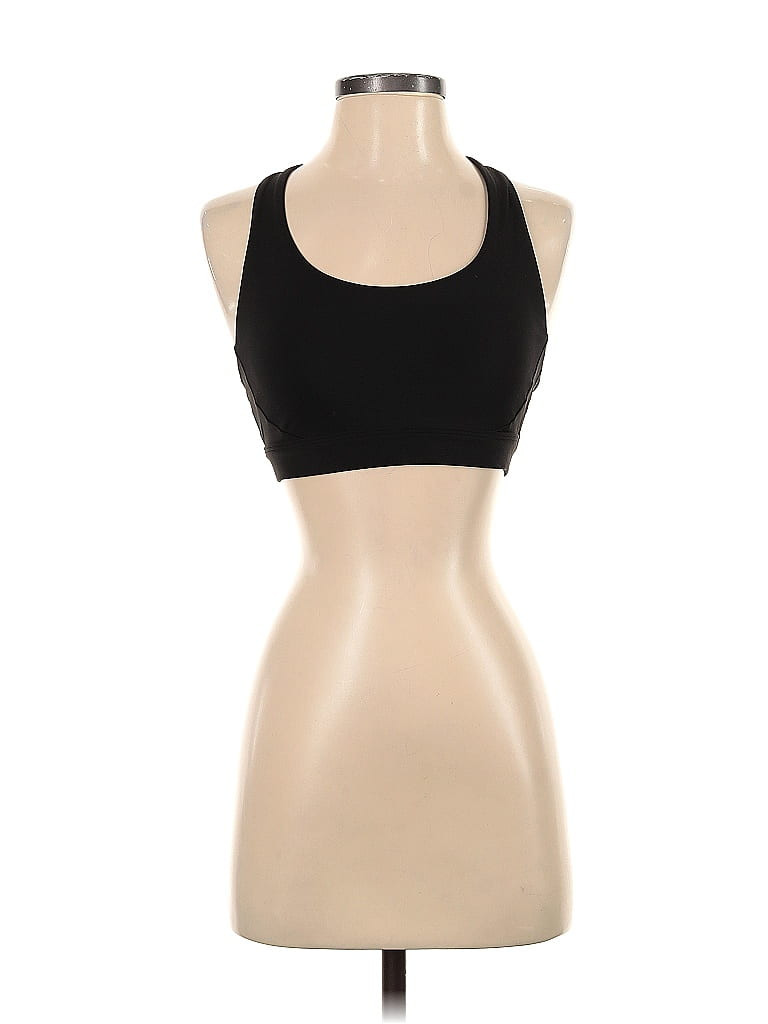 Athleta Sports Bra: Black Activewear - Size X-Small | ThredUp