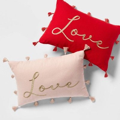 'Love' Lumbar Throw Pillow - Threshold™ | Target