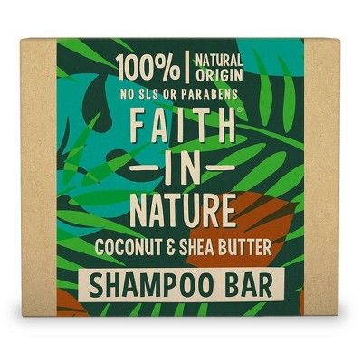 Faith in Nature Bar Coconut and Shea Butter Shampoo - 3oz | Target