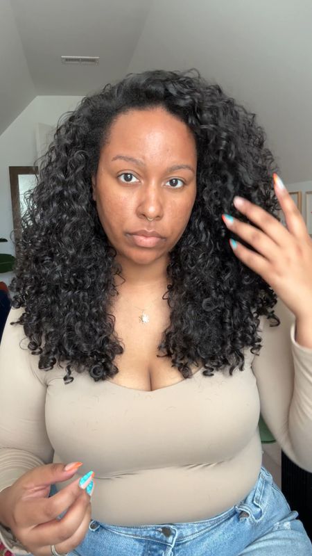 Outre Penny 26” Half Wig 😍
•
Perfect Spring/Summer Hair! This time I used a small curl ward to blend my hair with the wig, but you can also use flexi rods or perm rods if you have time or braid the front. I have since cut most of my hair off so I’ll have to see if I can still wear the one 🤔


#LTKfindsunder50 #LTKbeauty #LTKVideo